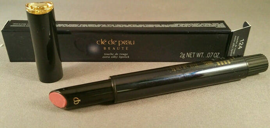 Cle De Peau Beaute #124 touche de rouge extra silky lipstick - 0.07oz - NIB