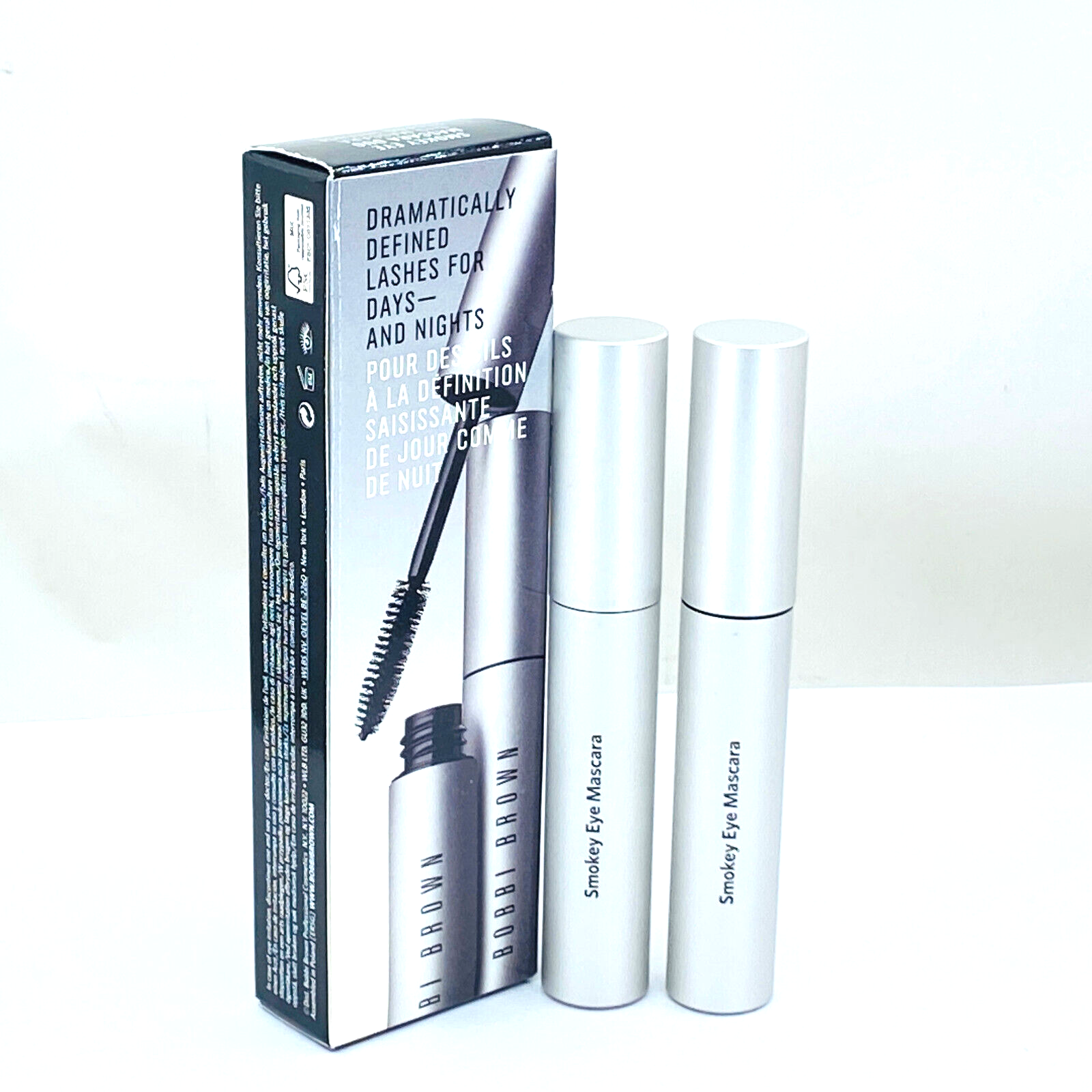 Bobbi Brown lashes on the double smokey eye mascara duo - New in box