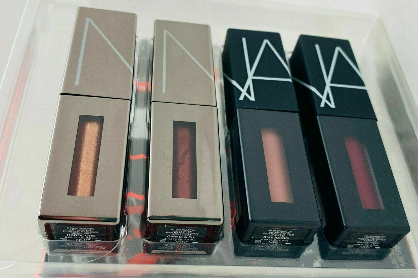 NARS Lip Clash  SET~ Powermatte Lip Luster (x2) / Lip Pigment (x2) - NIB