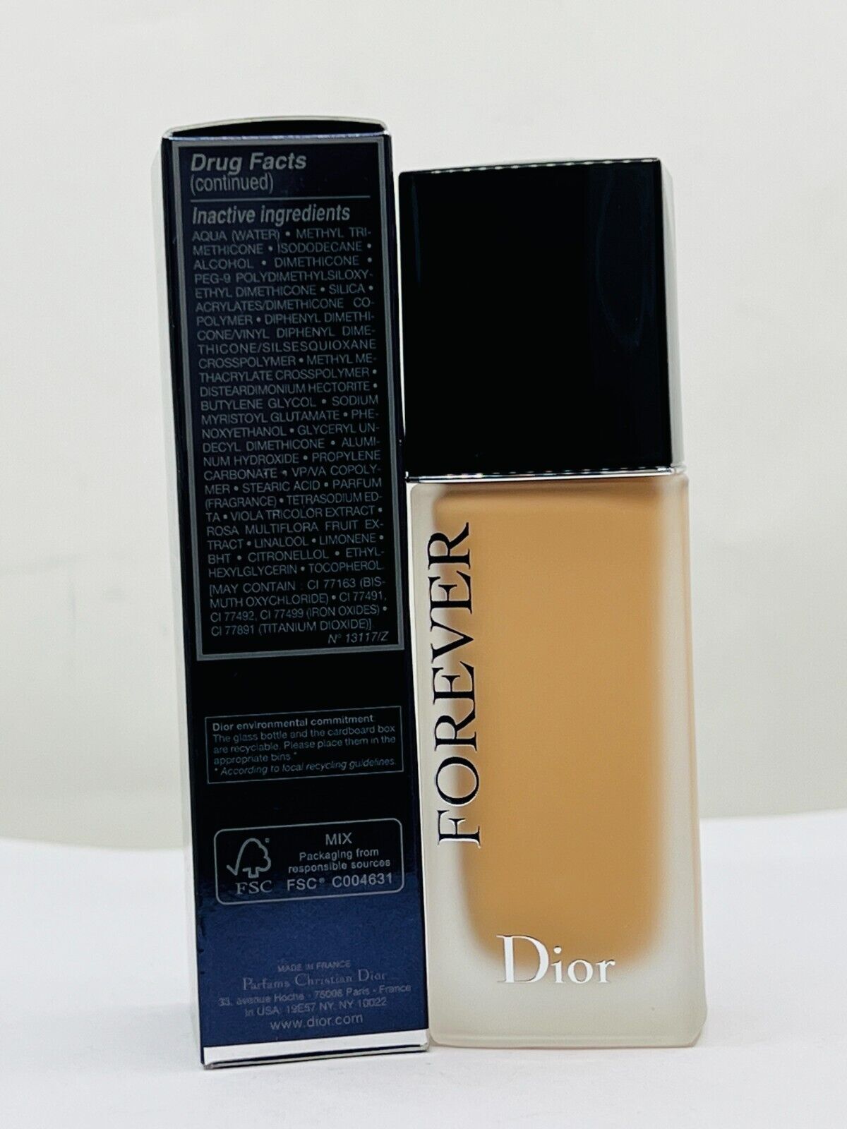 Dior Forever Foundation -2WP- 1 fl oz / 30 ml SPF 35 (NIB)