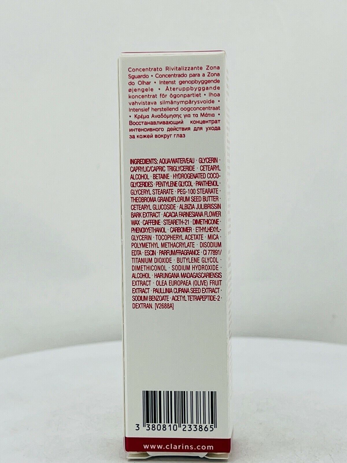 Clarins Super Restorative Total Eye Concentrate - 0.2oz/7ml - NIB