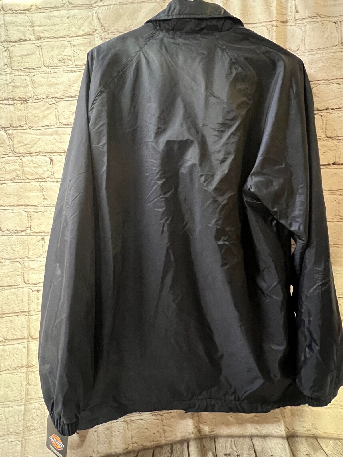 Augusta Sportswear BLACK Coach's Rain Jacket Windbreaker Adult XL-(New)