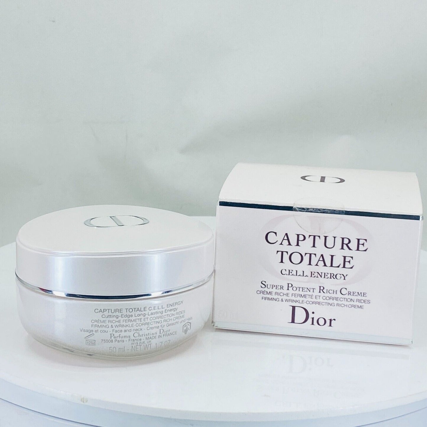 Dior Capture Totale Cell Energy Firming & Wrinkle Correcting RICH  Creme -1.7oz