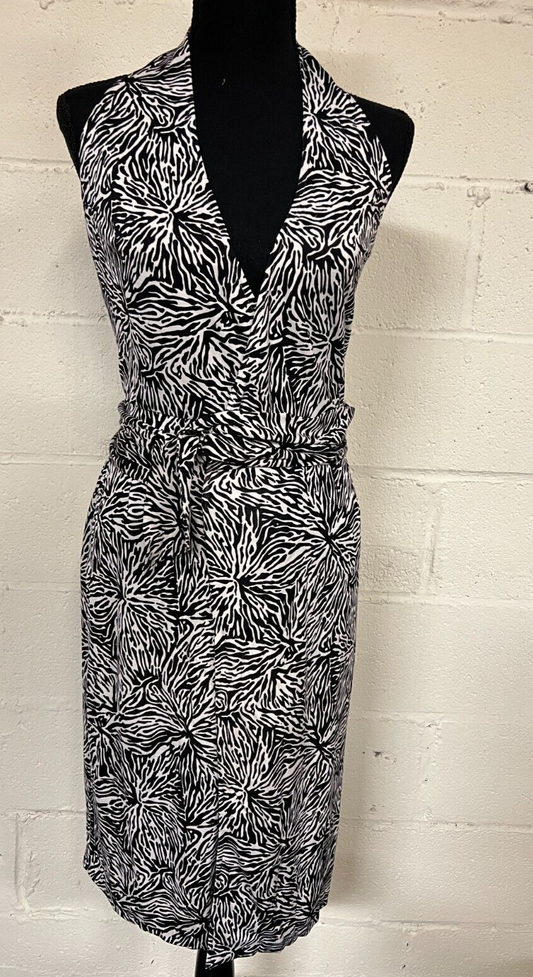 Diane Von Furstenberg Halter Designed 100% Silk Dress -(New)