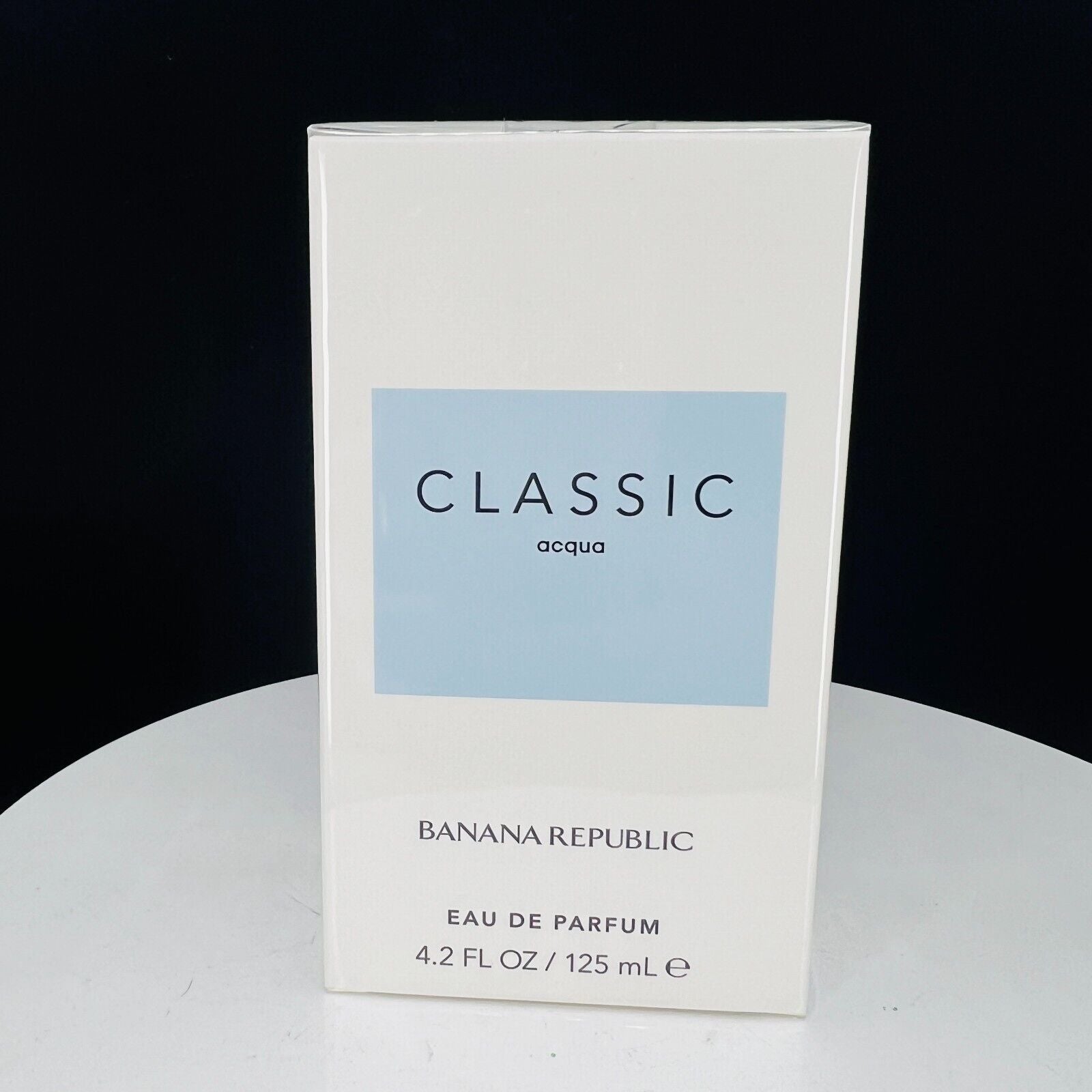 BANANA REPUBLIC CLASSIC ACQUA MEN EAU DE PARFUM SPRAY - 4.2fl oz/125mL  - NIB