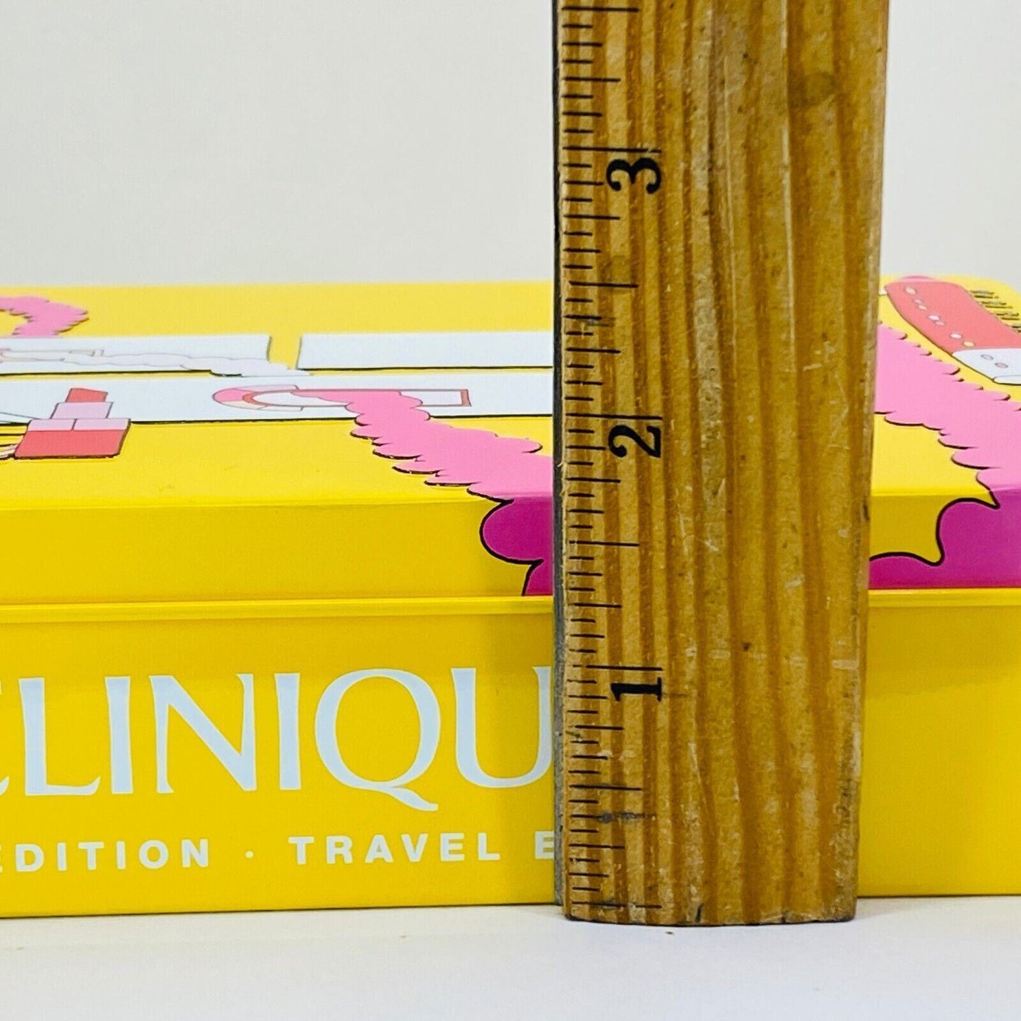 Clinique Limited Edition Cosmetic Travel Exclusive Empty Case ~ Tin, BOXLESS