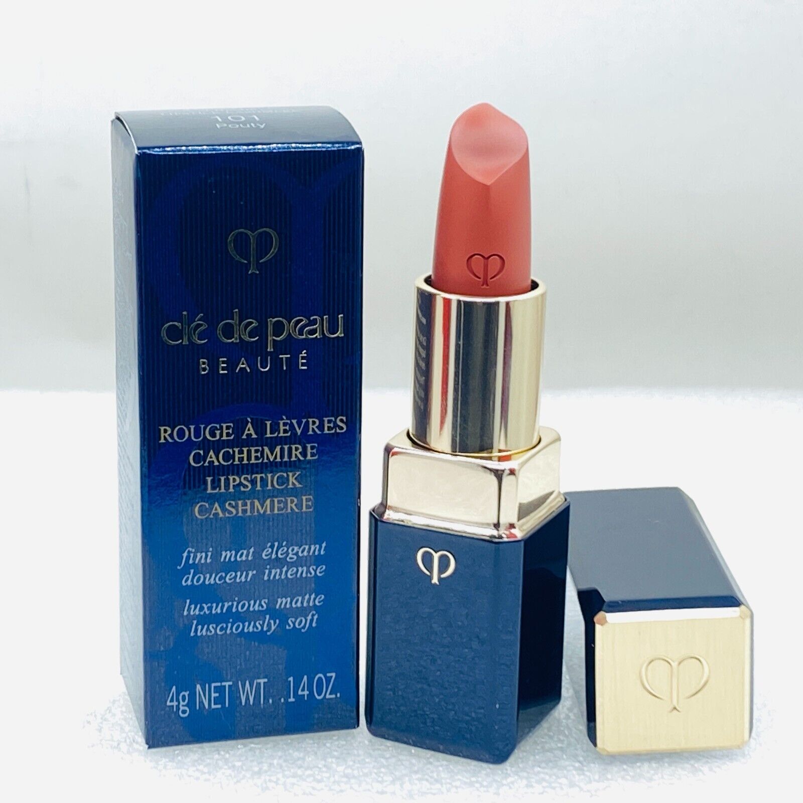 Cle De Peau Beaute Lipstick Cashmere #101 Pouty  - 0.14 oz/4 g  - New In Box