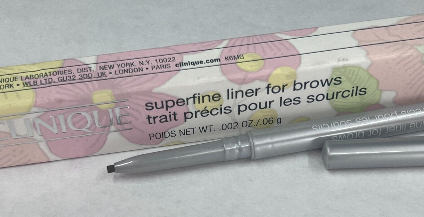 Clinique Superfine Liner For Brows #Soft Brown-0.002oz (NIB)