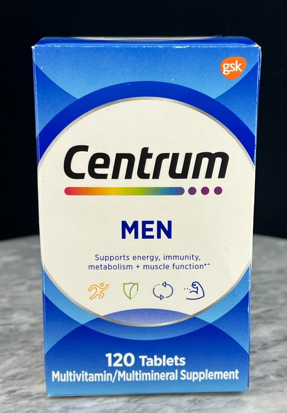 Centrum Men Multivitamin Energy, Immunity & More - 120 Count (NIB)