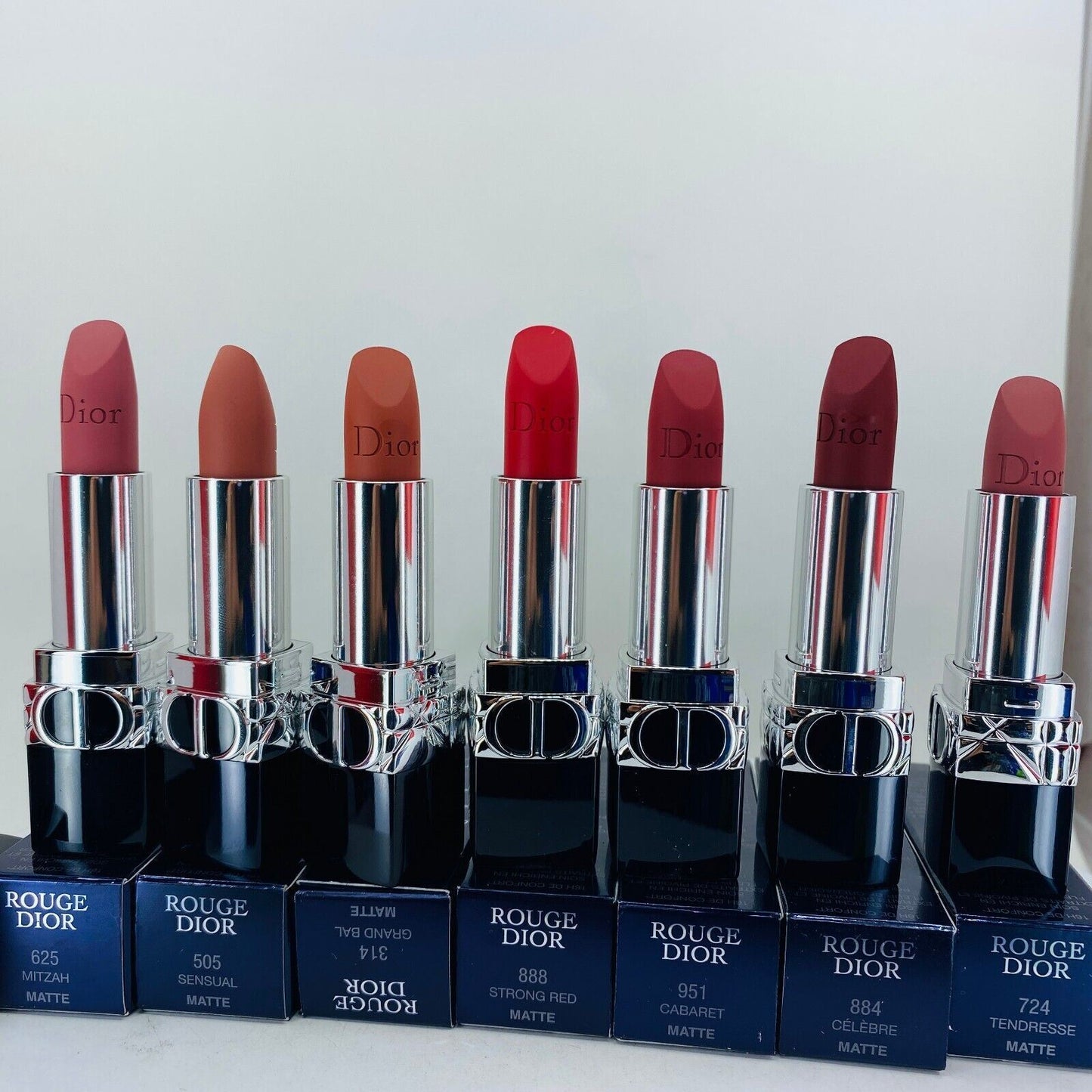 Dior Rouge Dior MATTE Refillable Lipstick  - 0.12oz/3.5g - NIB  - (CHOOSE SHADE)