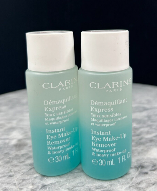 Clarins Paris Instant Eye Make Up Remover - 1oz (LOT 2) - Boxless