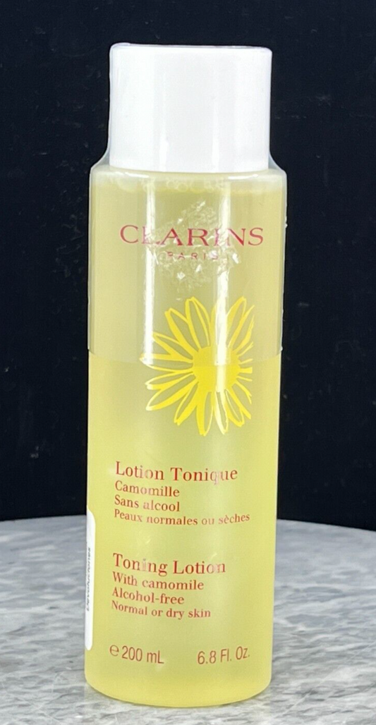 Clarins Toning Lotion with Camomile 6.8 oz- (New & Sealed)