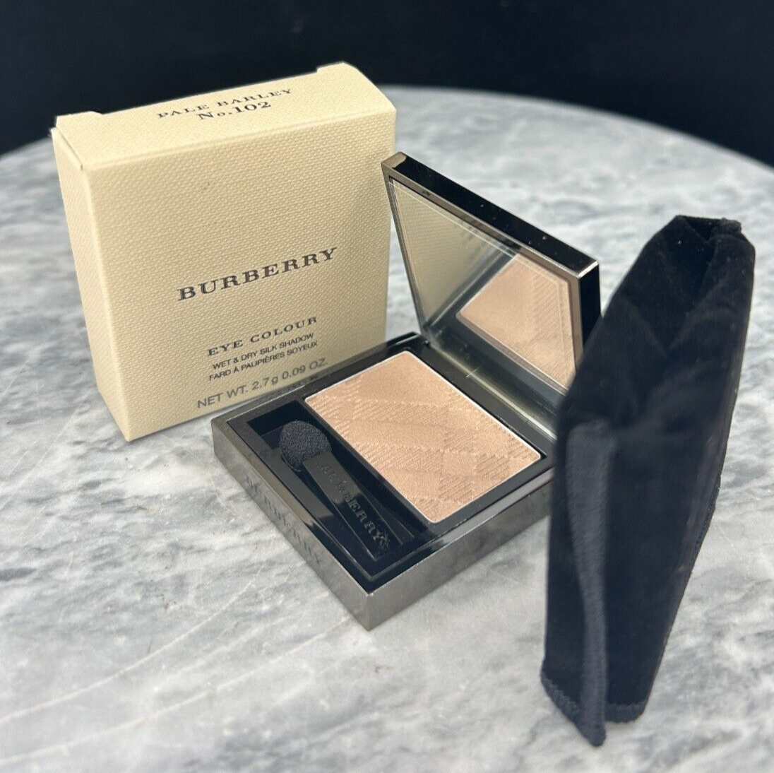 Burberry Eye Colour Wet & Dry Glow Shadow - #Pale Barley No. 102 - 0.06oz  - NIB