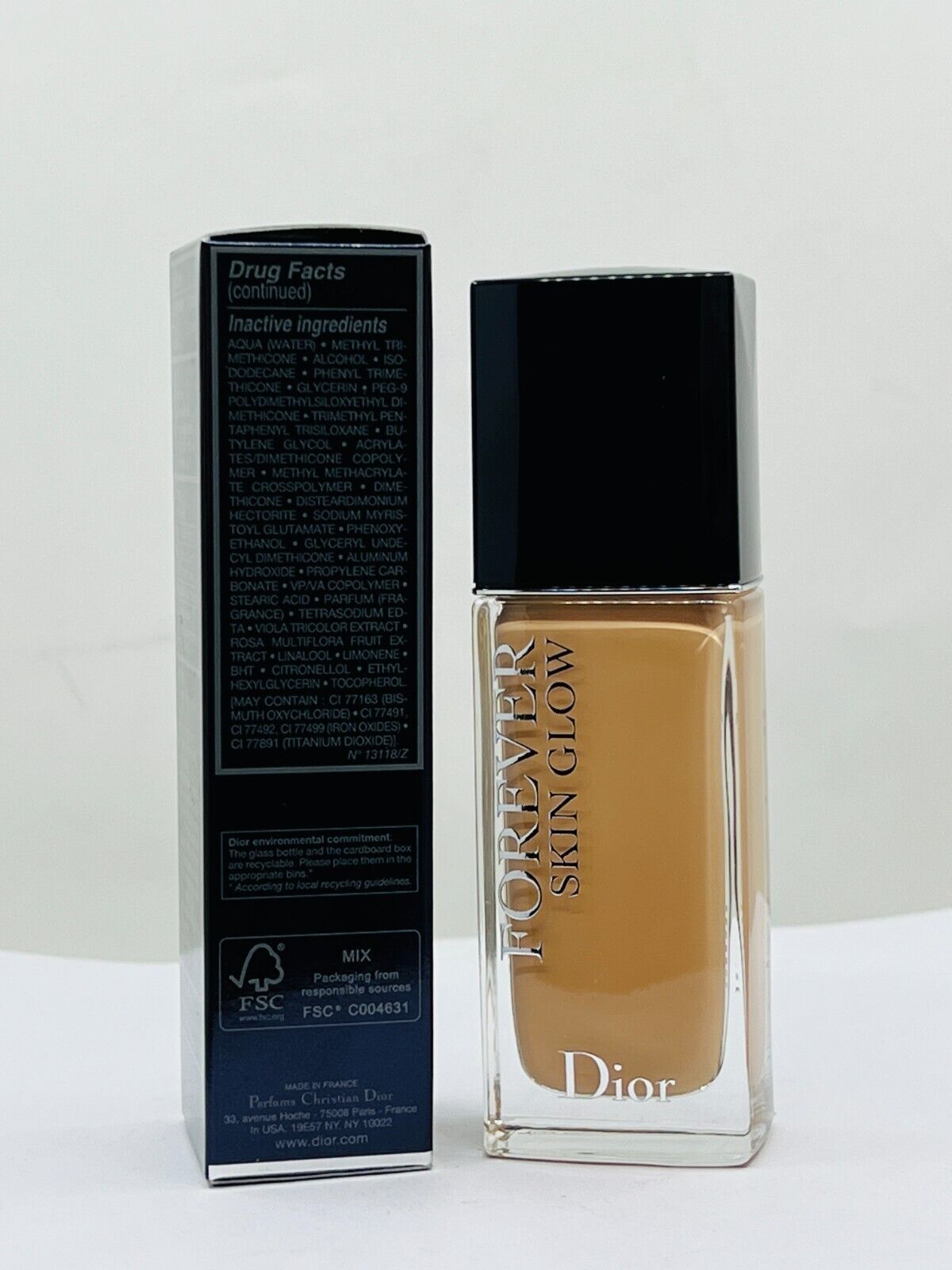 CHRISTIAN DIOR ~ FOREVER SKIN GLOW 24 H WEAR RADIANT FOUNDATION ~ 2CR ~ 1 oz