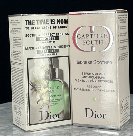 Dior Capture Youth Redness Soother Age Delay Anti Redness Soothing serum-1oz NIB