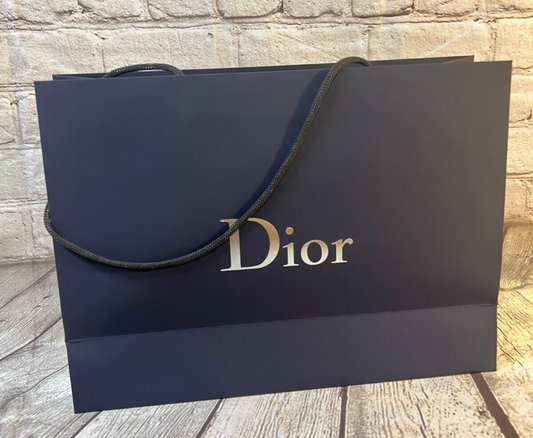 Dior Navy Blue Gift  Bag - (New)