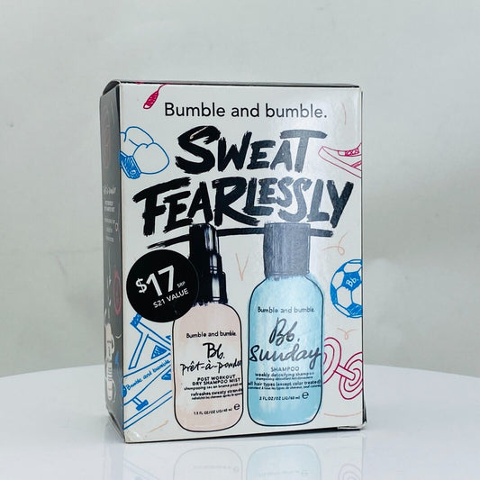 BUMBLE & BUMBLE 'Sweat Fearlessly'  1.5 oz Dry Shampoo & 2 oz Shampoo - NIB