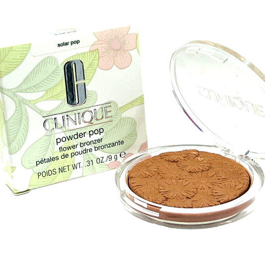 Clinique Powder Pop Flower Bronzer in SOLAR POP -  9g / .31 oz - NIB