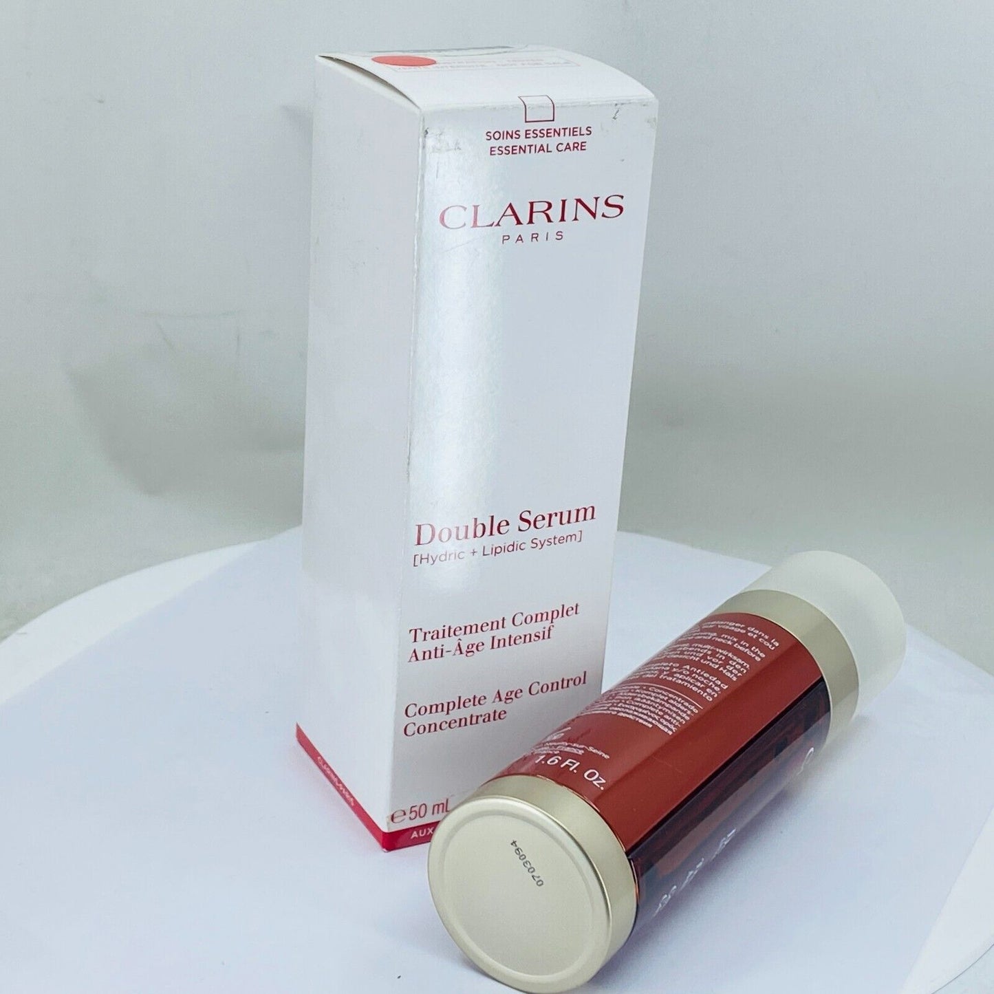 Clarins Double Serum Anti Age Control Concentrate -1.6oz~ Original Formula - NIB