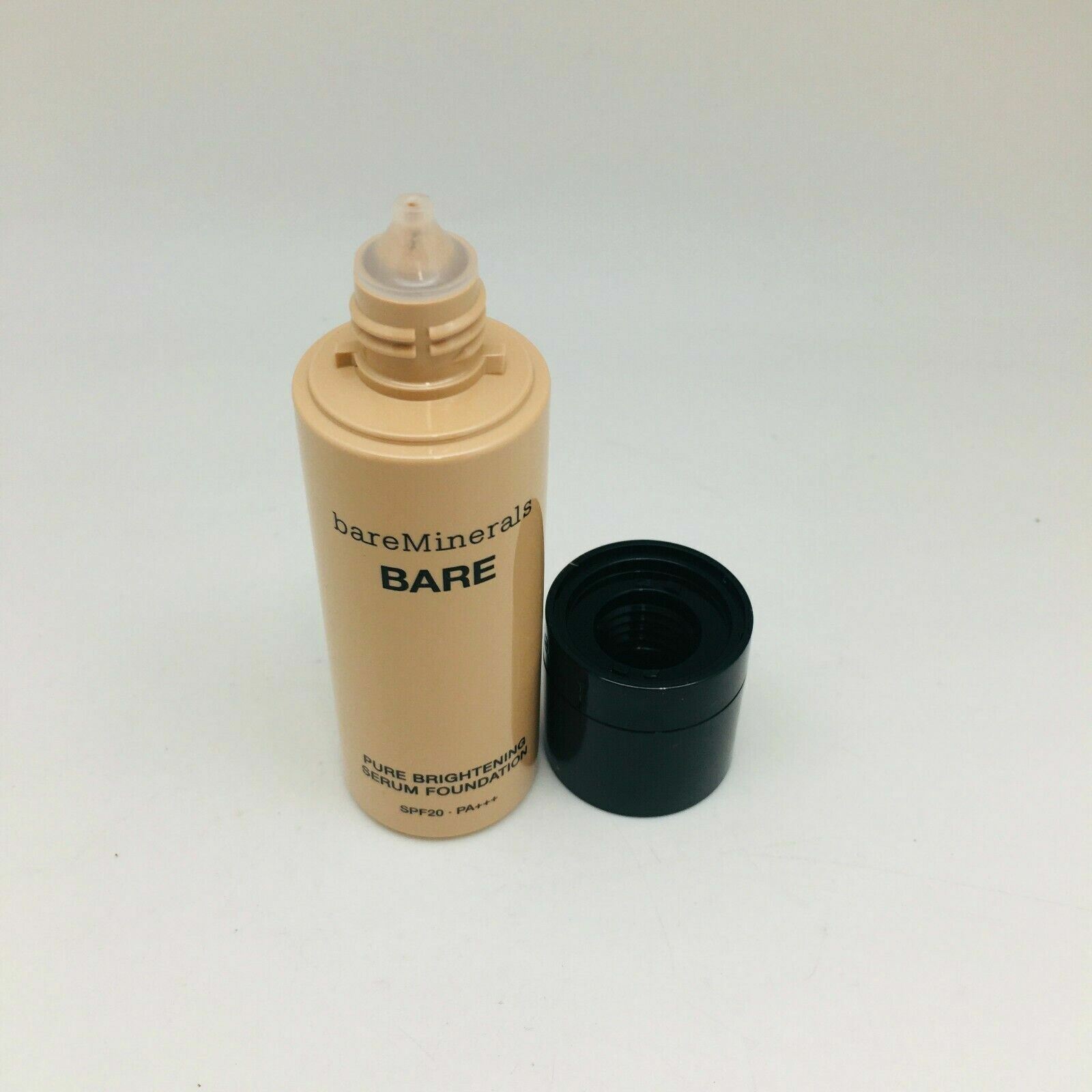 Bare minerals BARE Pure Brightening Serum Foundation #BARE LINEN -1oz ~ RARE !!!