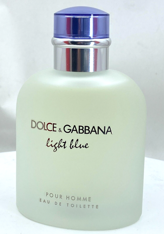 Dolce & Gabbana Eau de Toilettes Spray Light Blue-  4.2Oz - For Men - BOXLESS