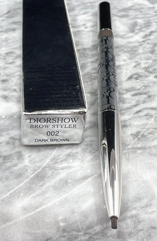 Diorshow Brow Styler Ultra Fine Brow Pencil-0.003oz -002 Dark Brown (NIB)