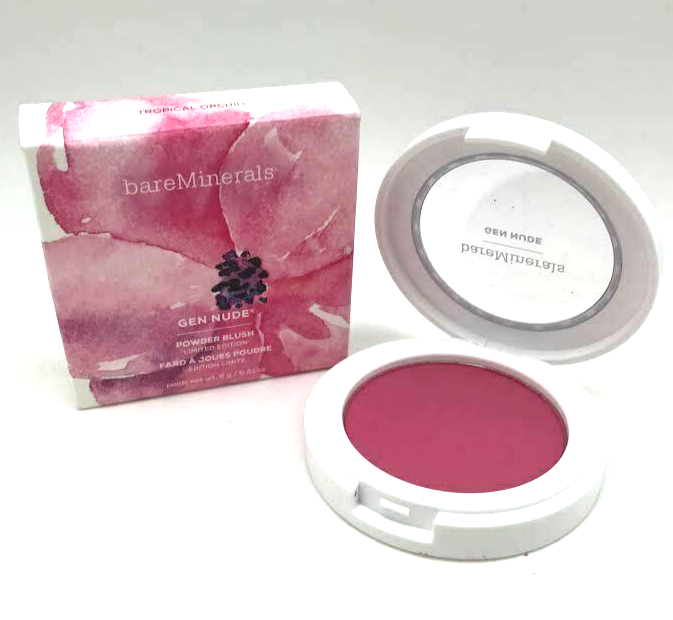 BAREMINERALS Gen Nude Powder Blush Limited Edition 6g/0.21oz Tropical Orchid NIB