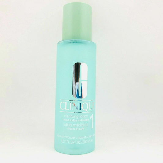 Clinique Clarifying Lotion #1 Twice a Day Exfoliator~Very Dry to Dry~6.7 oz,NWOB