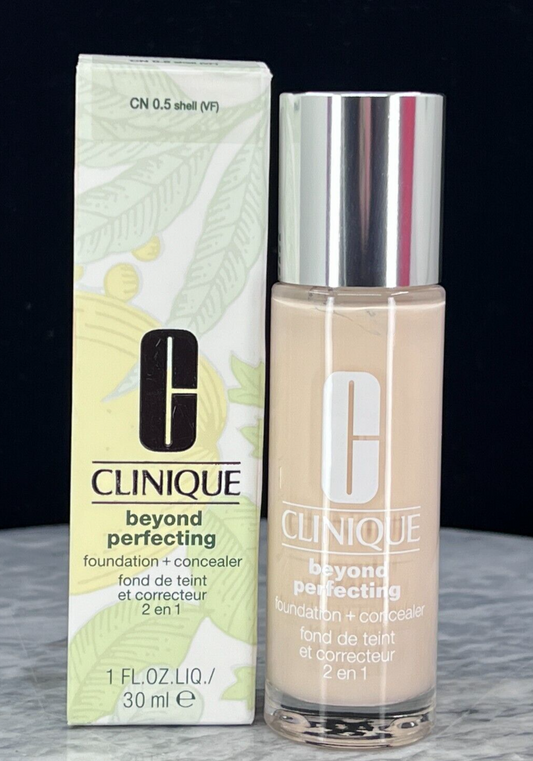 Clinique Beyond Perfecting Foundation+Concealer #CN 0.5 shell (VF)  - 1oz (NIB)