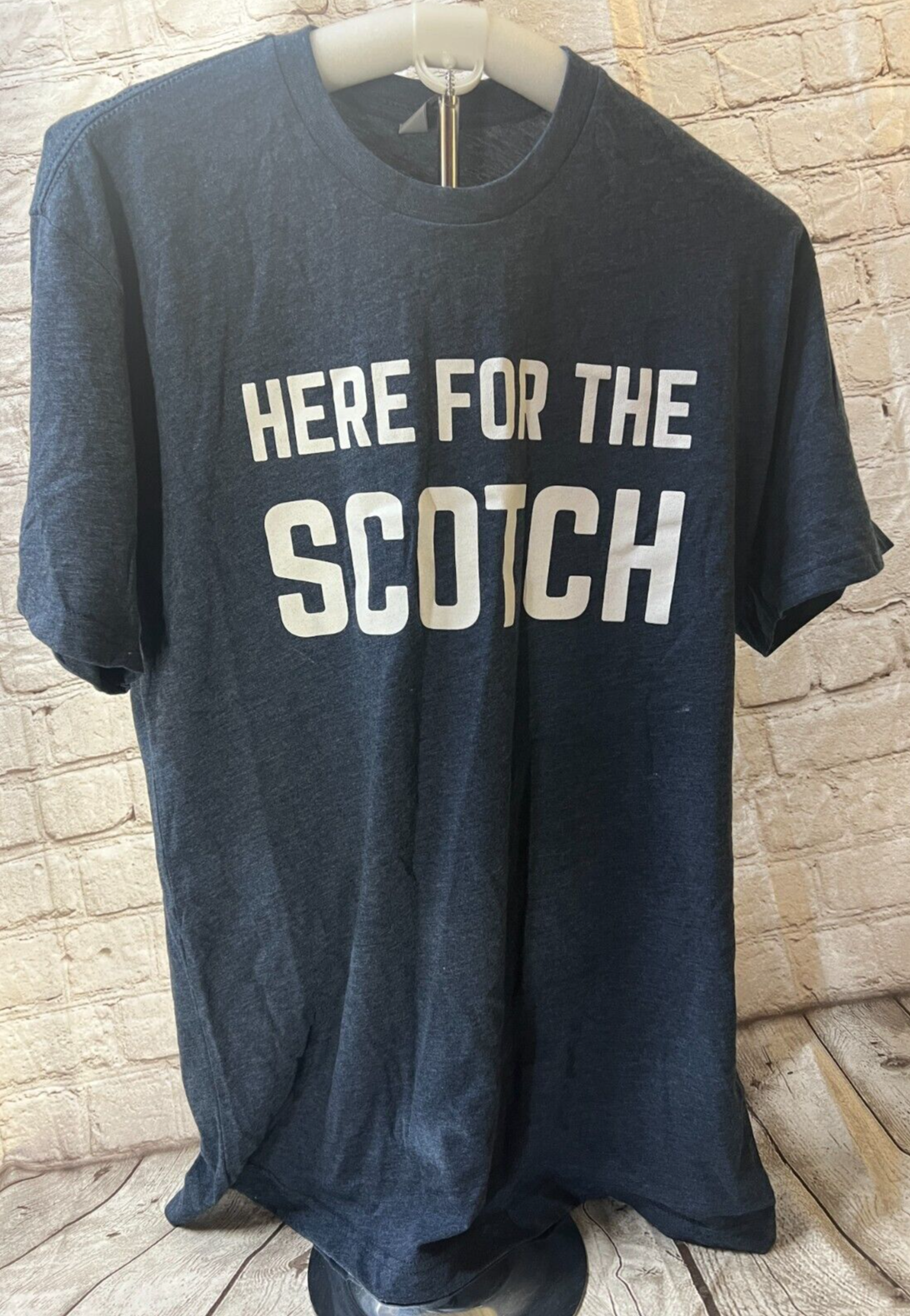 Dewars Here For the Scotch Medium Unisex Tshirt- (New)