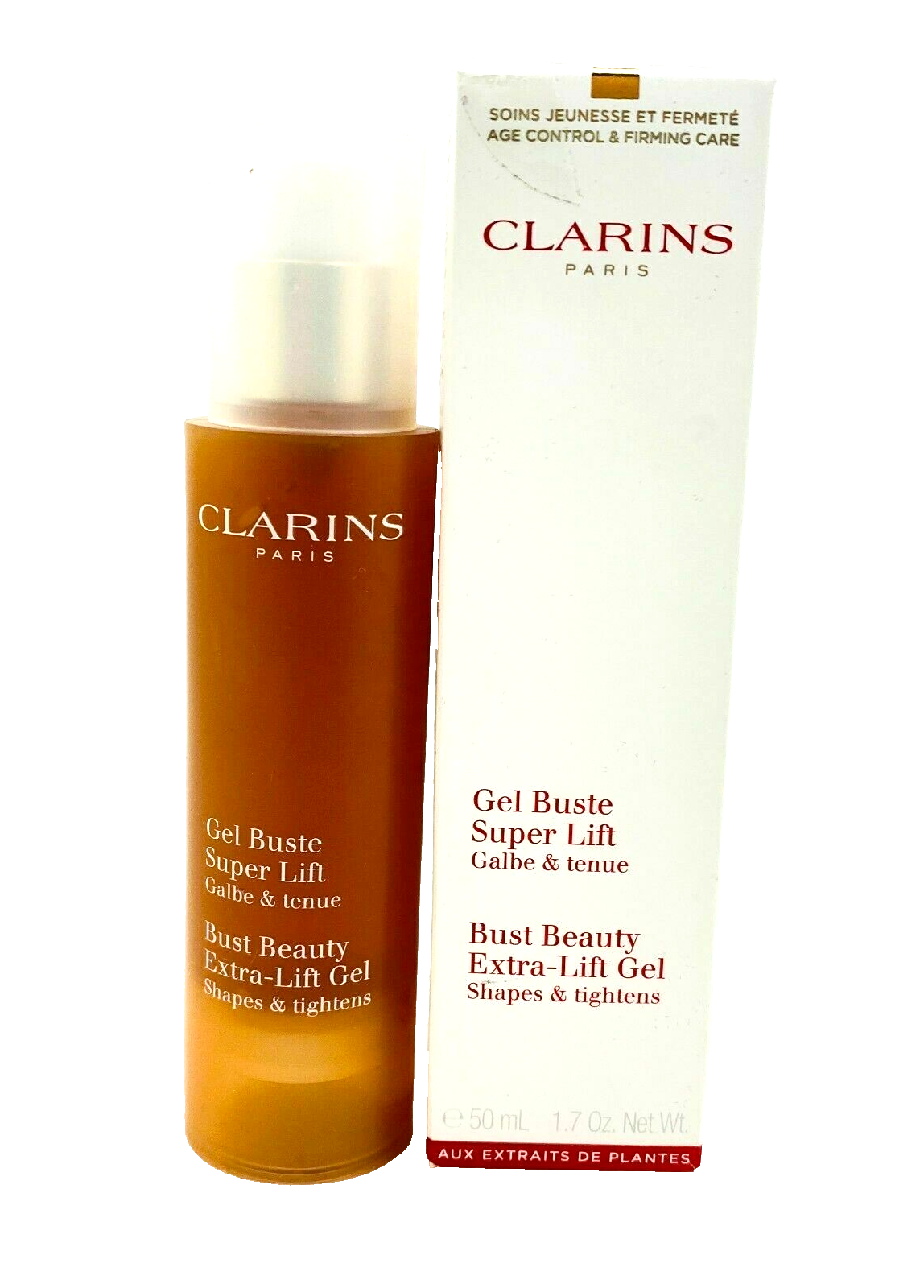 CLARINS BUST BEAUTY EXTRA LIFT GEL SHAPES & TIGHTENS - 1.7OZ /50mL - NIB