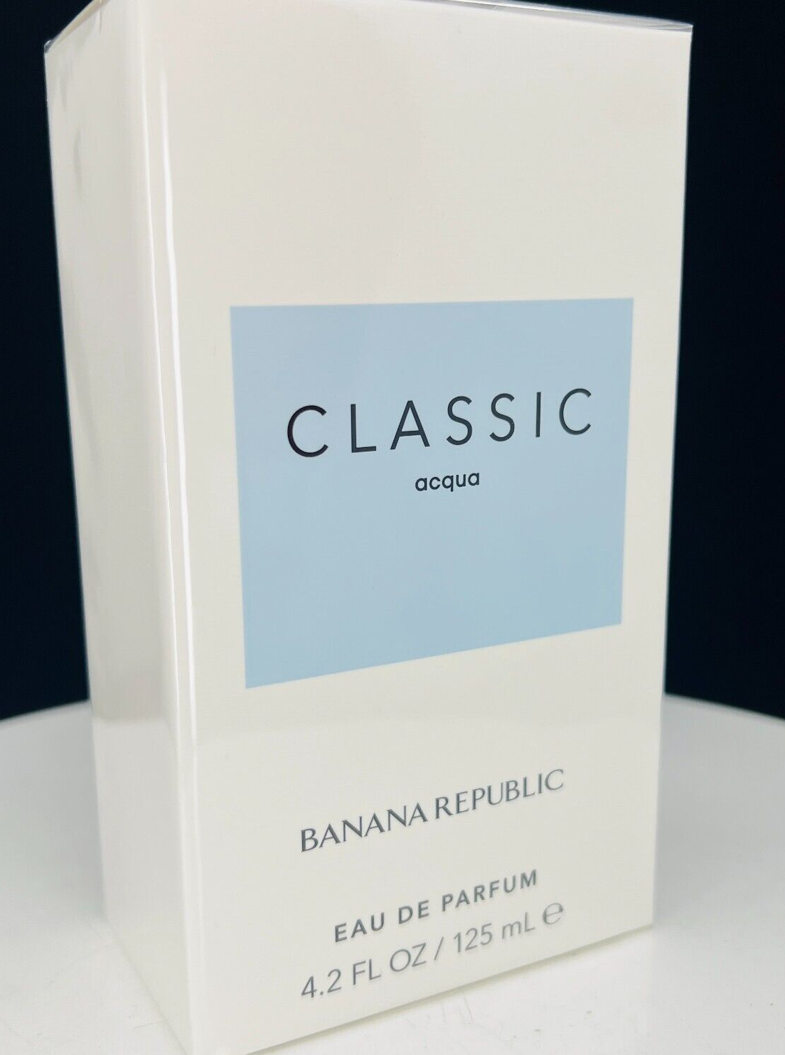 BANANA REPUBLIC CLASSIC ACQUA MEN EAU DE PARFUM SPRAY - 4.2fl oz/125mL  - NIB