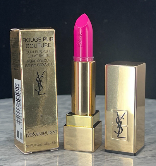 YSL Rouge Pur Couture #7 Le Fuchsia-0.13 oz - (NIB)