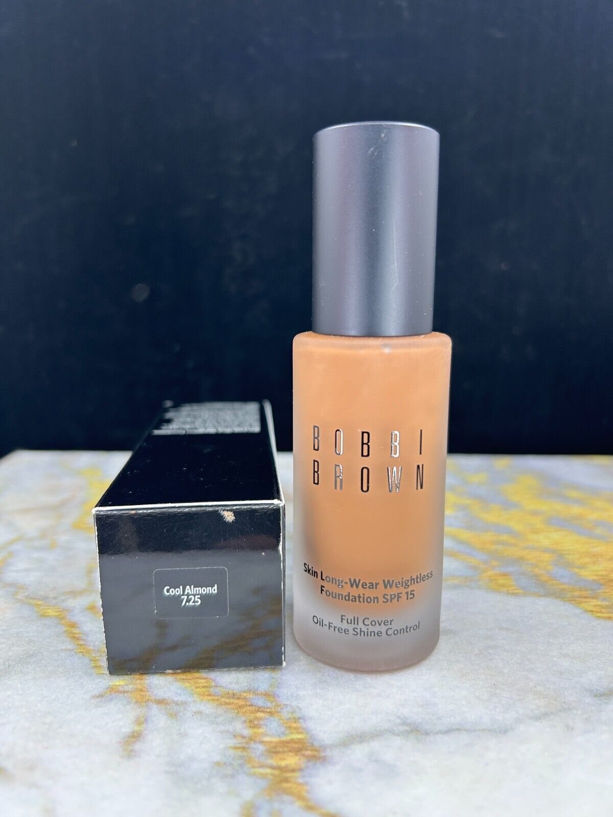 BOBBI BROWN SKIN LONG-WEAR WEIGHTLESS FOUNDATION #7.25 COOL ALMOND - 1oz - NIB