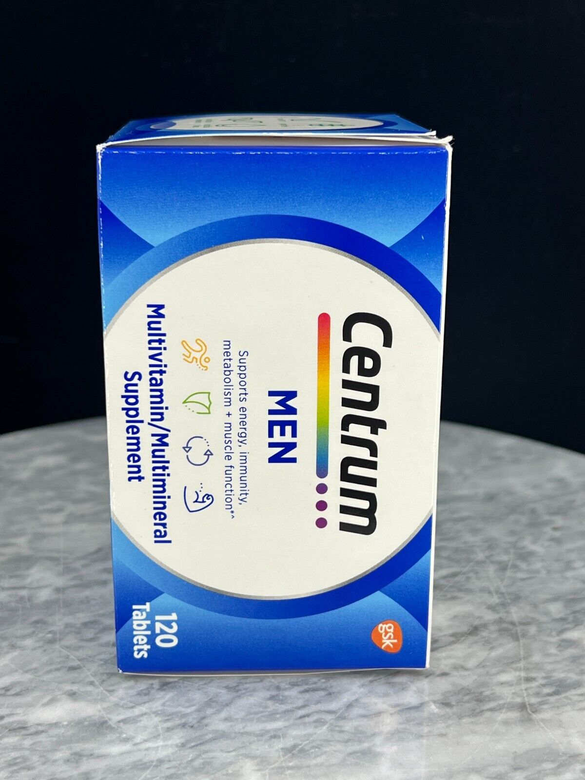 Centrum Men Multivitamin Energy, Immunity & More - 120 Count (NIB)