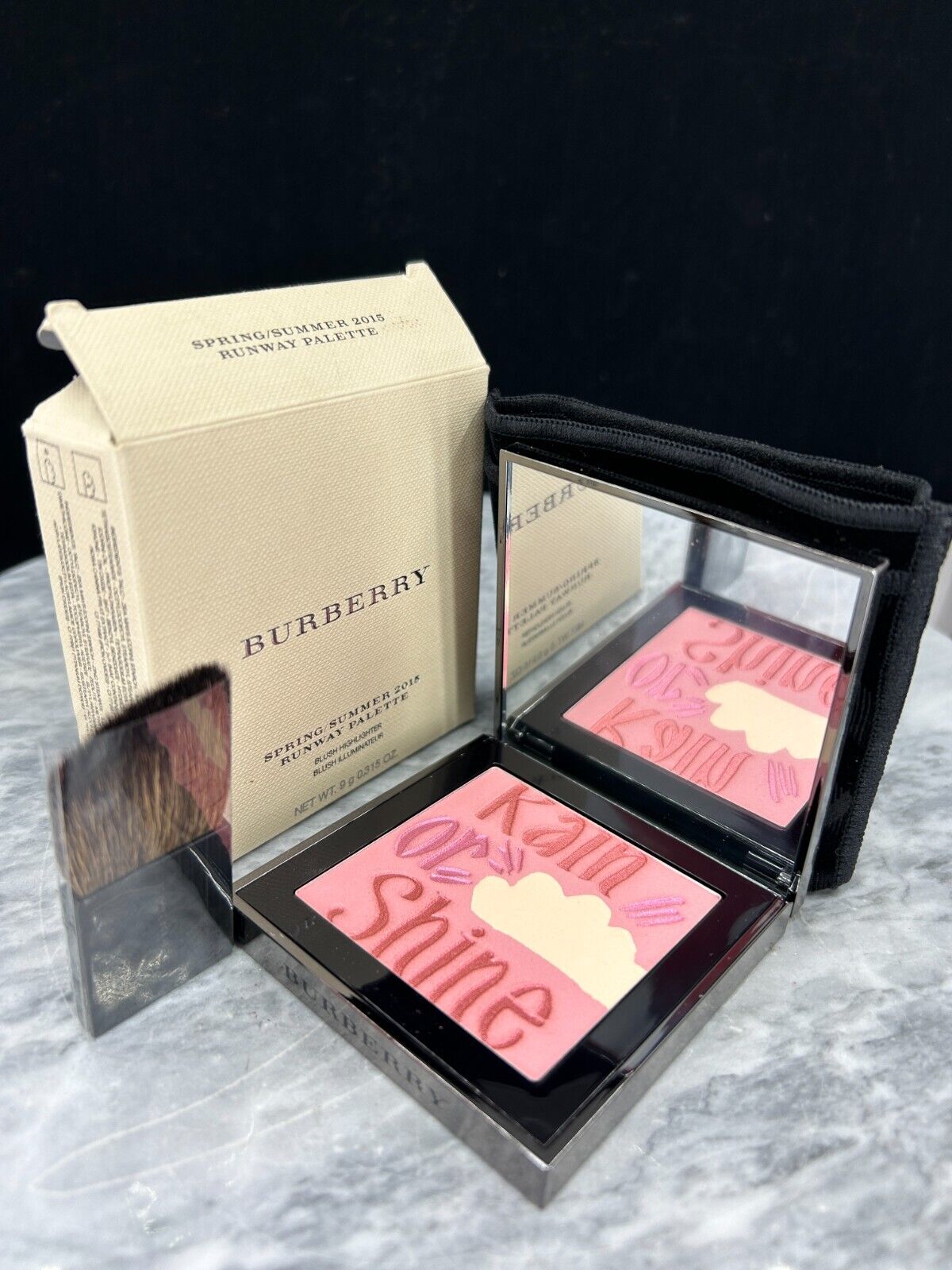 Burberry spring summer 2015 runway palette blush highlighter - 9g/0.315oz - NIB