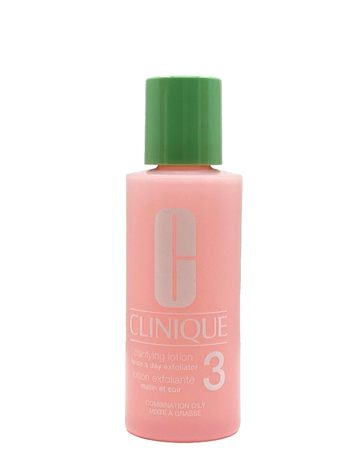 Clinique Clarifying Lotion twice a day exfoliator 3 Combination Oily- 2oz - New)