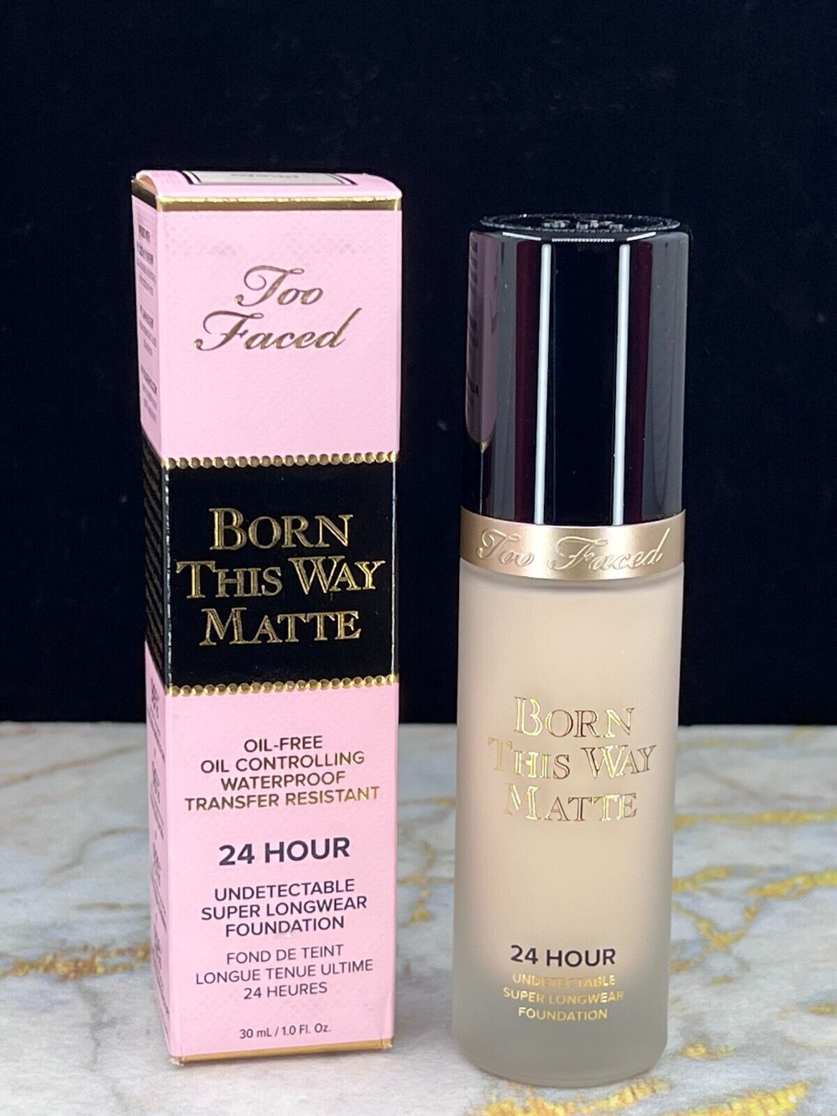 Too Faced Born this way matte Oil Free Foundation #Cloud- 1oz (NIB)