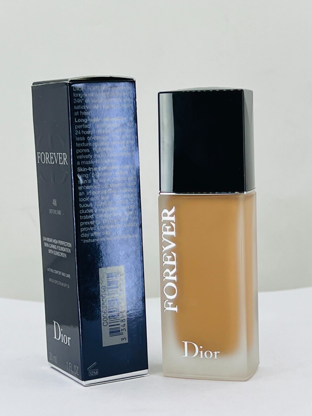 Dior Forever Foundation - 4N Neutral - 1 fl oz / 30 ml SPF 35 (NIB)