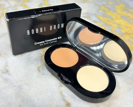 Bobbi Brown Creamy Concealer kit Under Eye Makeup #NATURAL TAN - 0.06oz - NIB