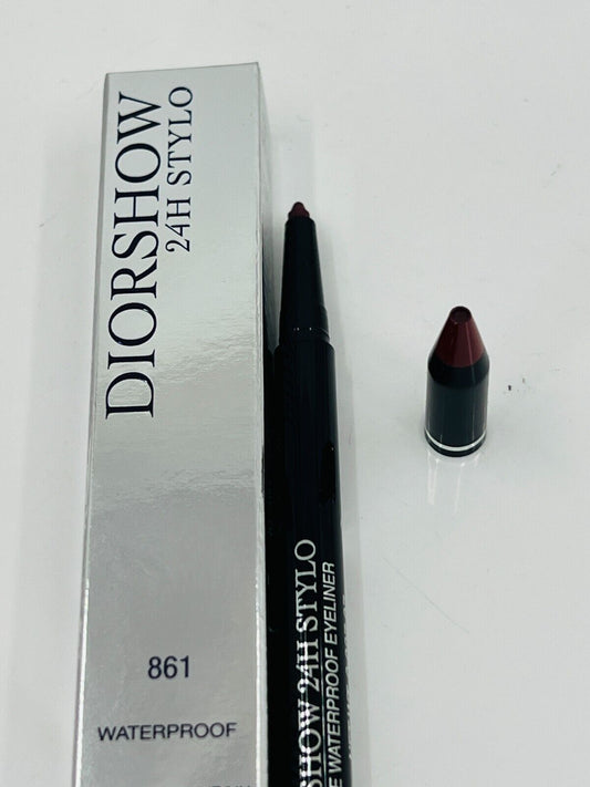 Christian Dior Diorshow 24H Stylo Waterproof Eyeliner 861 matte red 0.2 g(NIB