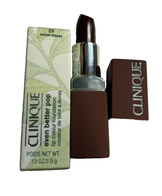 Clinique Even Better Pop Lip Colour Foundation - 0.13oz #29 VELVET KISSES - NIB