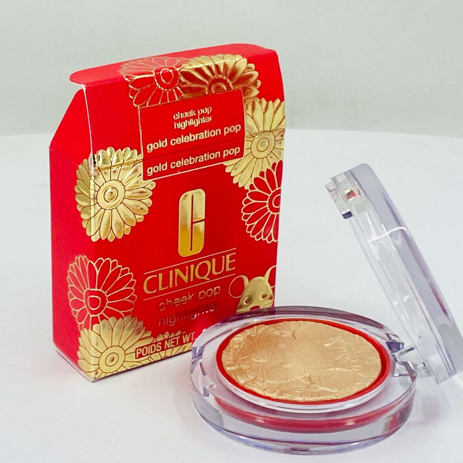 CLINIQUE  Cheek Pop CHINESE NEW YEAR RAT HIGHLIGHTER #Gold Celebration Pop - NIB