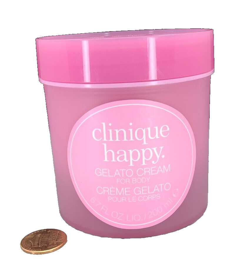 CLINIQUE HAPPY GELATO CREAM FOR BODY BERRY BLUSH 6.7 OZ