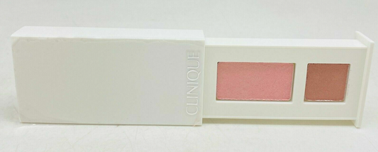 CLINIQUE All About Eye Shadow Duo MINI in "STRAWBERRY FUDGE" (.04oz/1.3gm)