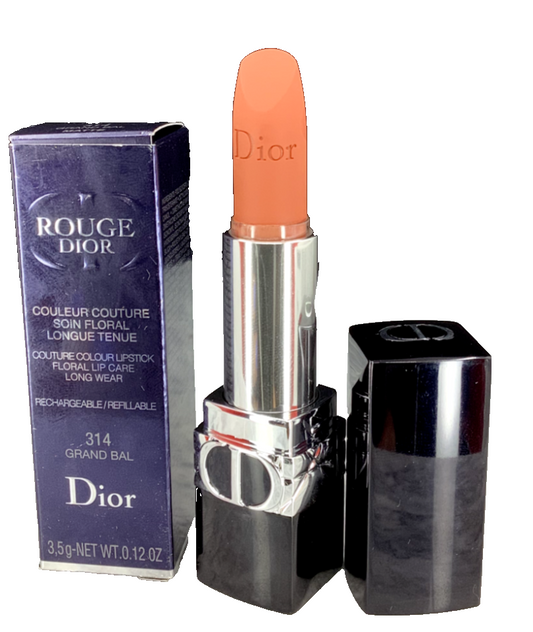 DIOR ROUGE DIOR COULEUR COUTURE LIPSTICK 314 GRAND BAL (MATTE) 0.12 OZ