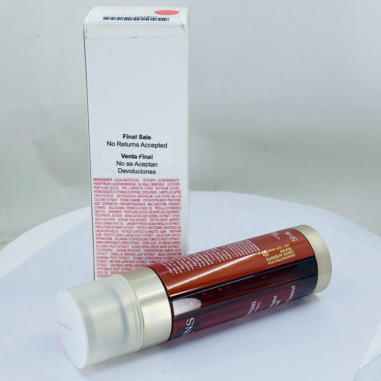 Clarins Double Serum Anti Age Control Concentrate -1.6oz~ Original Formula - NIB