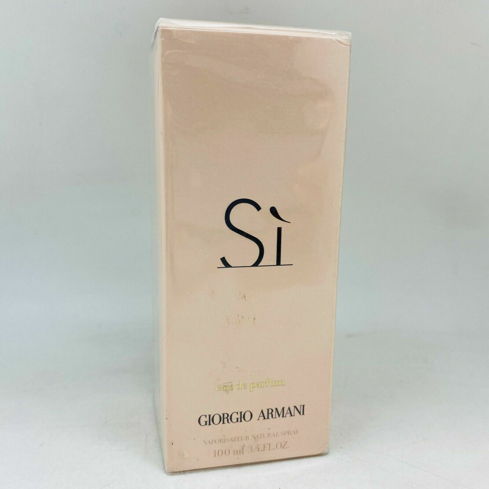 Armani SI By Giorgio Armani Women - 3.4oz/100ml - Eau De Parfum Spray - NIB