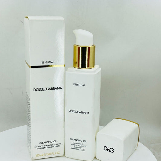 Dolce & Gabbana ESSENTIAL Cleansing Oil Make Up Remover - 5oz./150mL - NIB