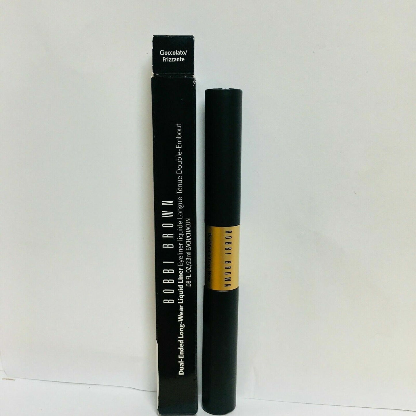 Bobbi Brown Dual-Ended Long-Wear Liquid Eye Liner - 0.08fl oz (choose shade)-NIB